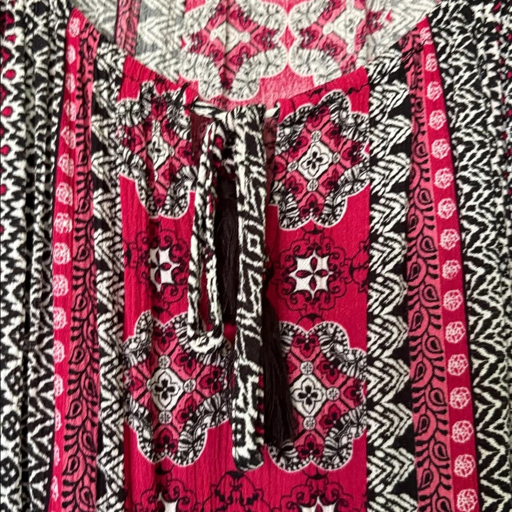 Westport Red and Black Patterned Blouse - Picture 2 of 4